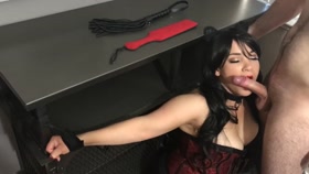 Cute Dick Sucker in Bondage