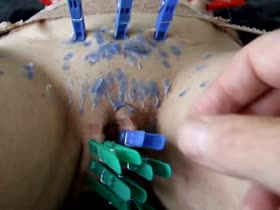 Clothpins and Hot Wax