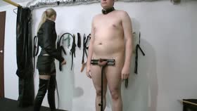 Cock Punishment in Standing Humbler