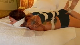 Muffled and bound up