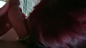 Blindfolded German Girlfriend Sucks Cock
