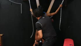 Sexy Black Subgirl Spanked