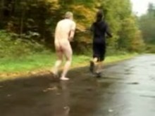 Jogging Femdom - Outdoor BDSM