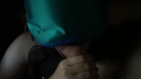 Submissive Amateur Blowjob in Restraints