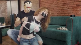 Detective Gets Hogtied and Gagged