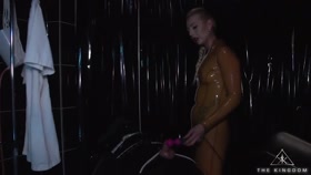 Male Slave Caught in Heavy Rubber