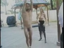 REAL Hardcore Whipping of unlucky Man