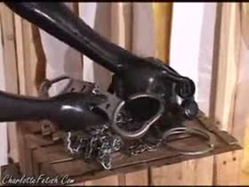 Selfbondage in Ballet Heels