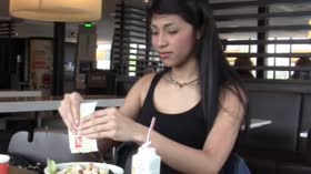 Chastity Slave in Public