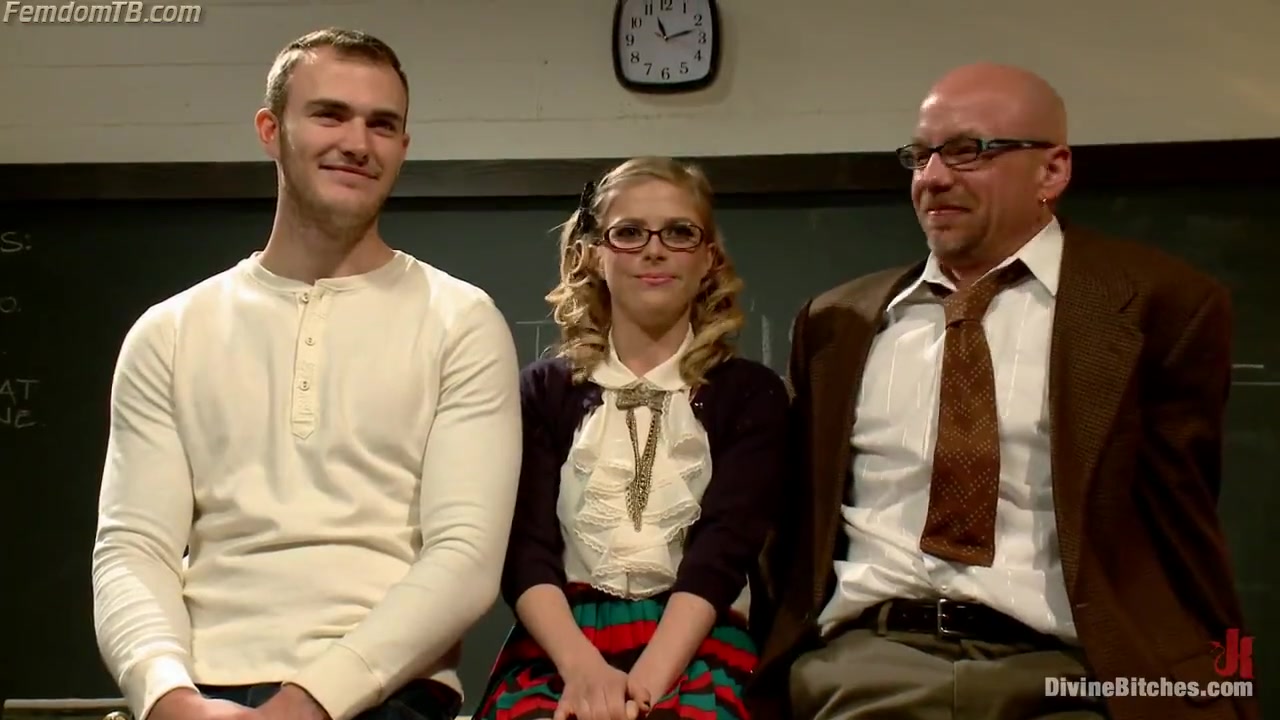 Penny Pax Puts Teacher to His Place