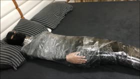 Mummified, Whipped and Orgasm Tortured in Latex - Chinese