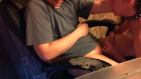 Slave Wife Sucks Cock