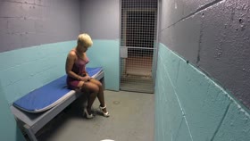 Sahrye in Holding Cell