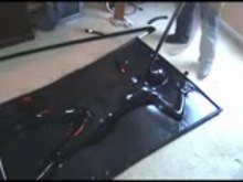 Total latex. Vacuum bed