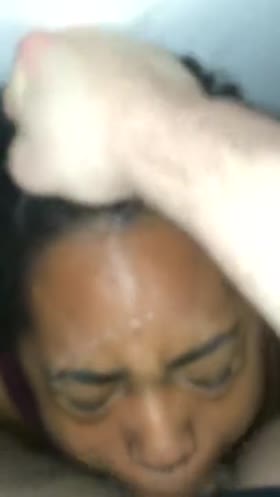 Facefucked and Slapped Ebony