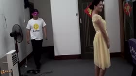 Handcuffed Asian