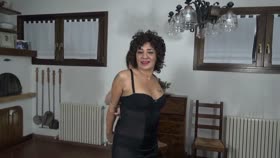 Italian MILF Hogtied - Lesbian BDSM