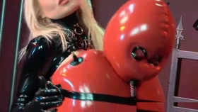 Mistress Bagging Her Slave Up