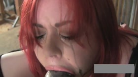 Girls Dildo Deepthroat Gagging Training