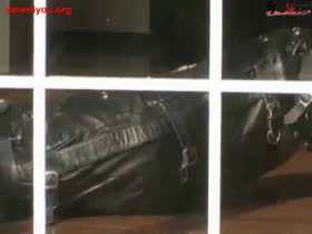 Asian in a Body Bag with a Forced Orgasm