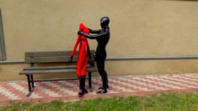 Latex Girl - Outdoors