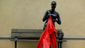 Latex Girl - Outdoors