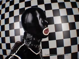 Blowjob in Latex
