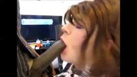 Gay Sissy Sucks Black Cock