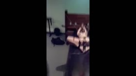 Painful Homemade Forced Orgasm