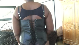 Ebony and White Male Slave