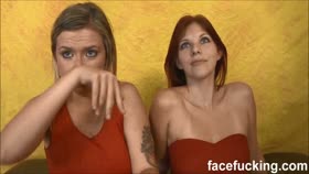 Zara and Annabel - Rough Throatfucks