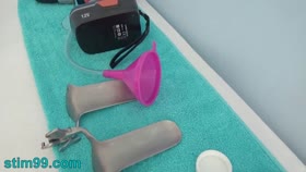 Peehole Play with Drilldo