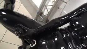 Lesbian Latex and Dildo Games