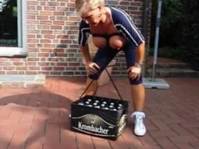 Tit Weight Lifting