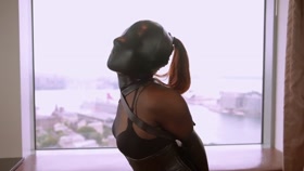 Leather Hood and Ballet Boots