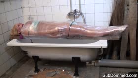 Saran Wrapped Blonde