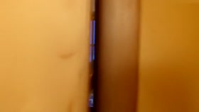 Hot Collared Blonde Dildo Fucked