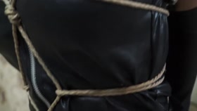 Asian Bondage with Gag and Blindfold