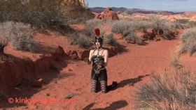 Ponygirl in Desert