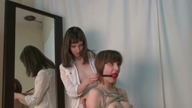 Tied and Teased Lesbian Bitch