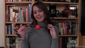 Tied up and Ballgagged in Turtleneck