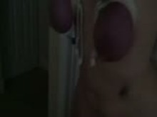 Homemade - Slave with nipple weights
