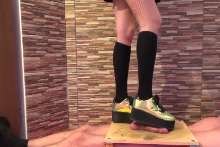 Cock Crush with Heavy Platform Boots