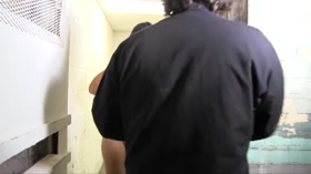 Wenona Cuffed in Cell