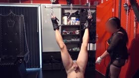 Boy Fisted In Inverted Suspension