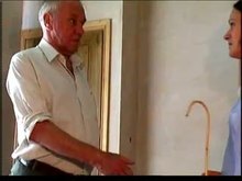 Mature Slave gets Disciplined with Cane
