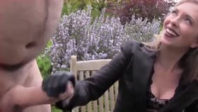 Handjob from MILF