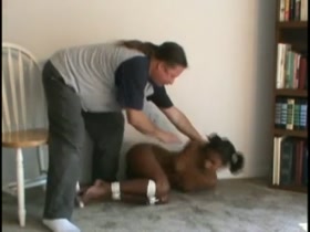 Drea Morgan Gets Hogtied