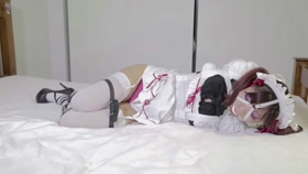 Maid Suffers in Armbinder