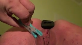 Clamps, Cane and Pussy